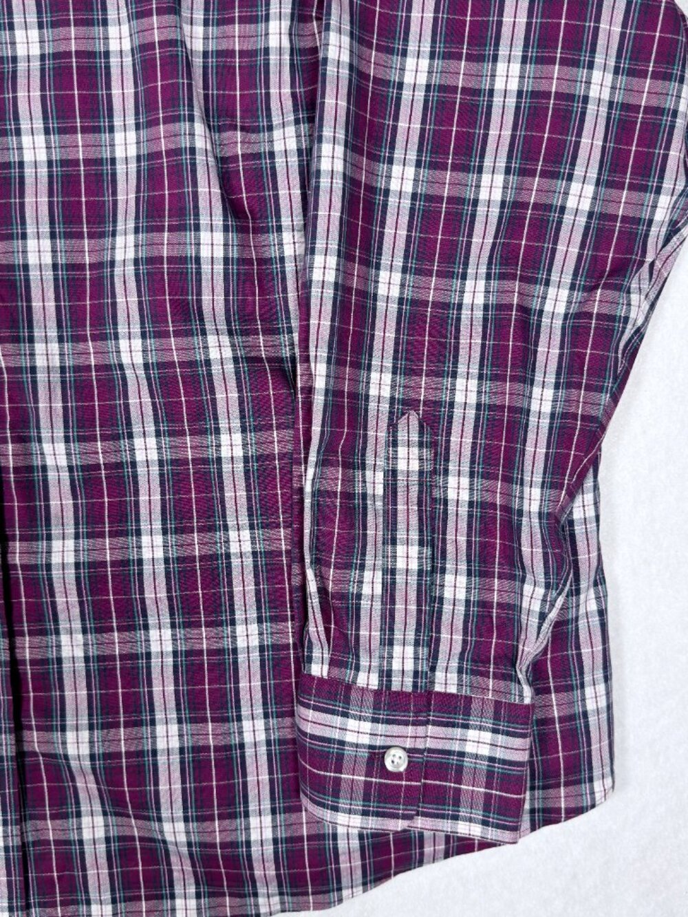 Lands' End No Iron Pinpoint Oxford Women's button up Size: 20W - Picture 4 of 12